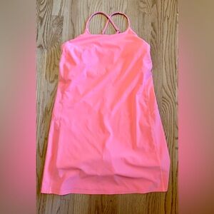 Athleta Girl Coral Athletic Dress With Built in Shorts XXL 16